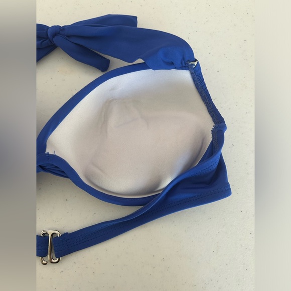Apt.9 blue bikini Top shell push up Size Medium - Picture 12 of 16